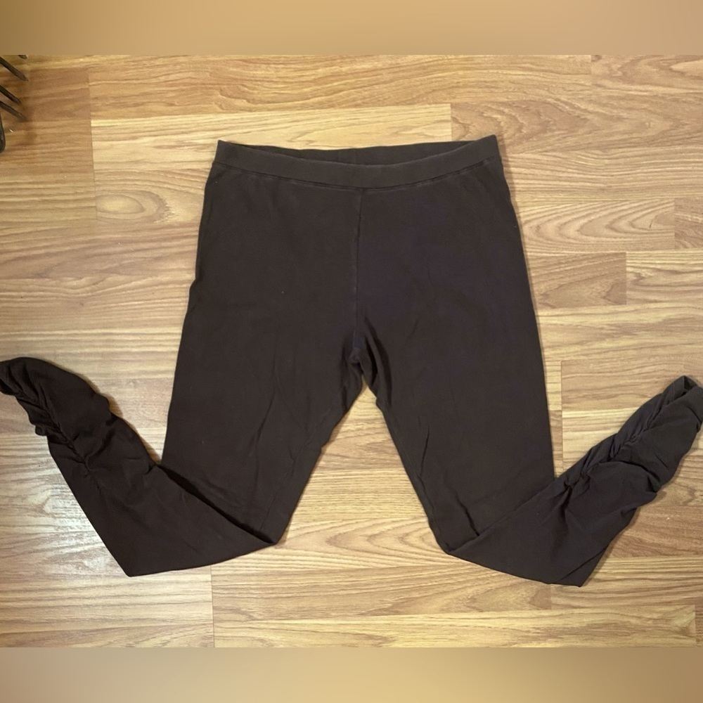 Moda International Rippled Brown Leggings!